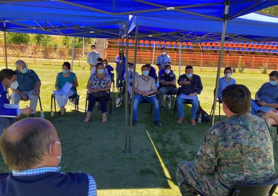 Alcalde Rodrigo Valdivia convocó a dirigentes junto al General de Zona a reunión de coordinación ciudadana y medidas preventivas del Covid-19