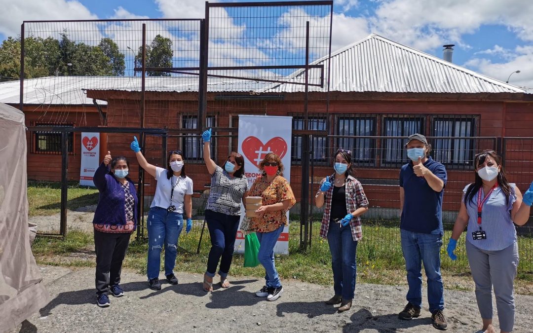 Tallarinata solidaria entregó 1 mil almuerzos a vecinos de las poblaciones Lolquellen, Palguin, Frei Montalva y Melefquen