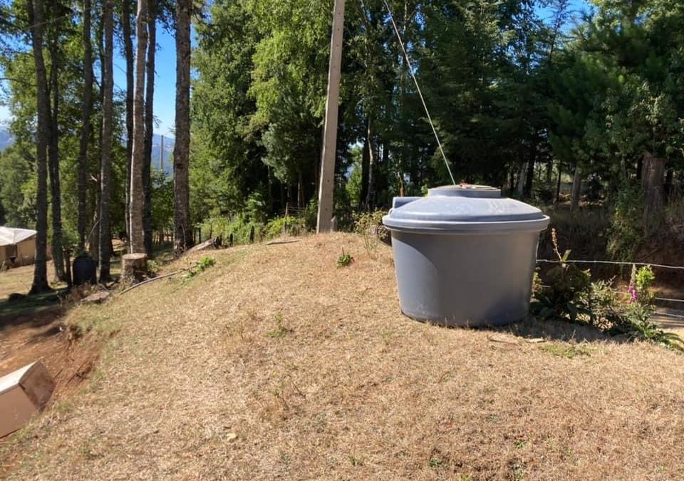 Dirección de Seguridad Pública acude a auxiliar a 10 familias afectadas por el déficit hídrico en Ñancul Alto