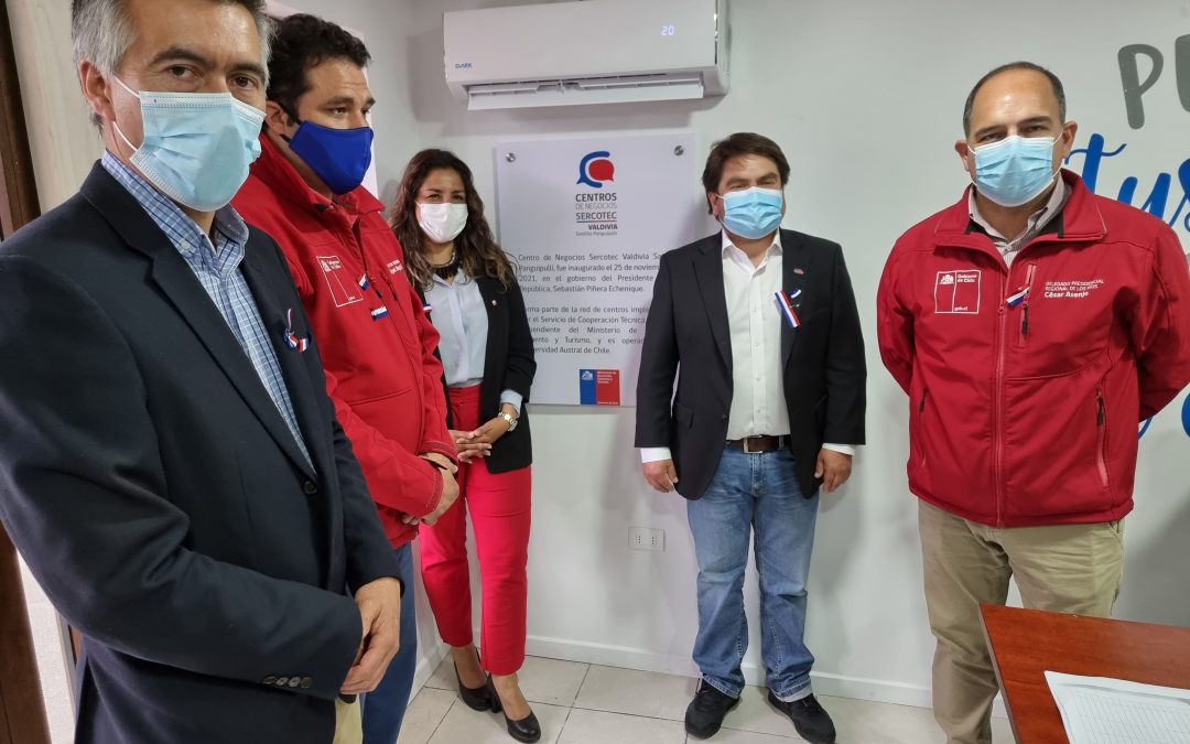Alcalde de Panguipulli destaca inauguración de oficina del Centro de Negocios en la comuna