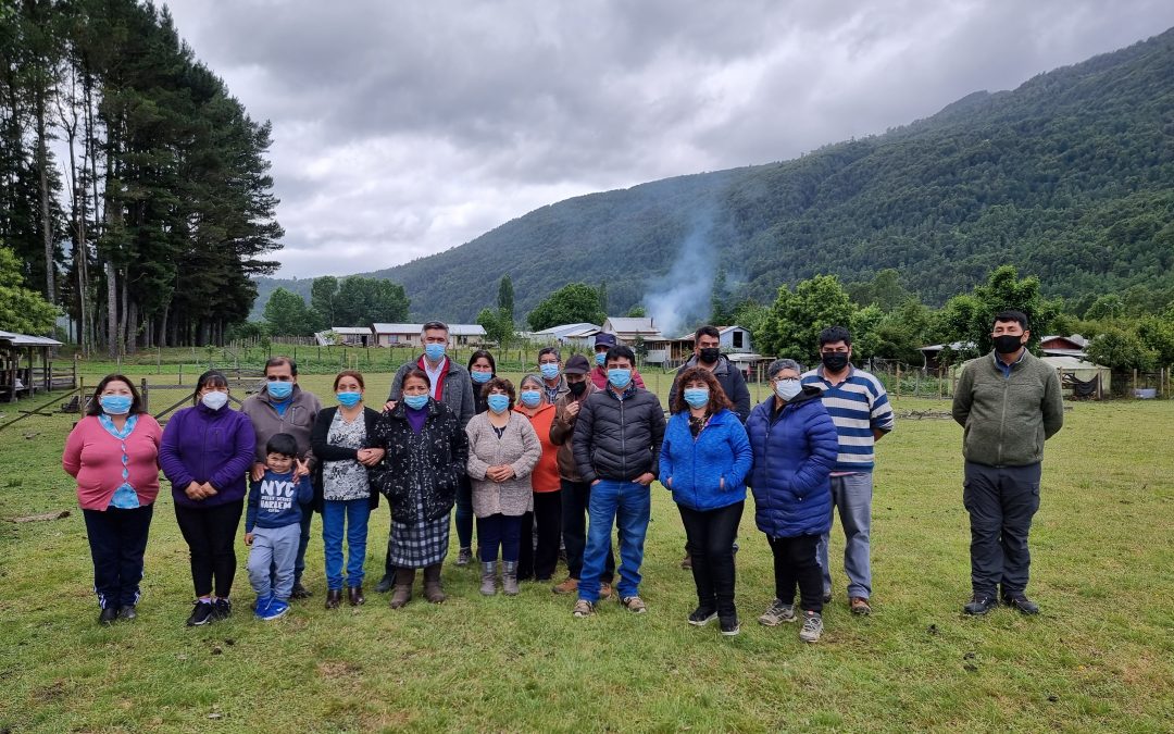 Municipalidad de Panguipulli se reunió con dirigentes y socios de la comunidad Kilka Mapu de Liquiñe