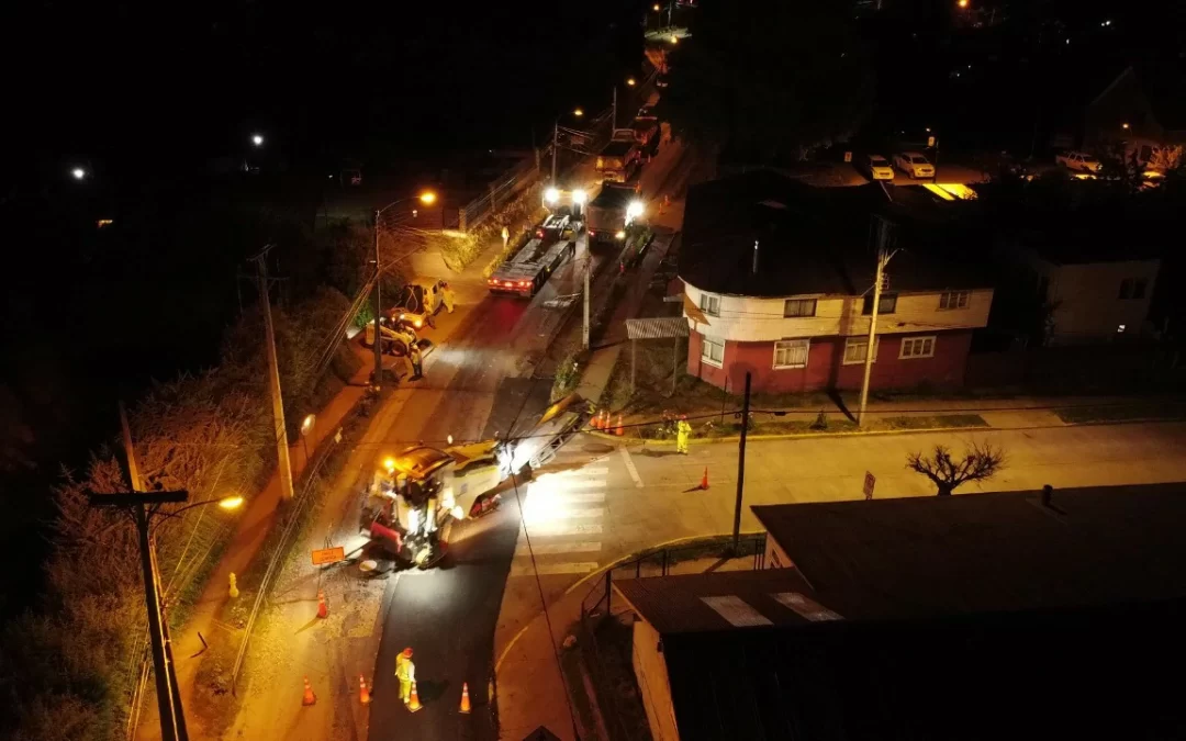 Alcalde Pedro Burgos Vásquez informó avances de trabajos realizados en las calles de Panguipulli