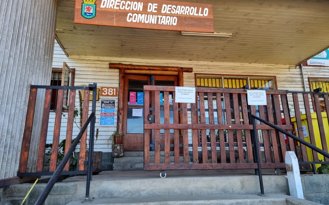 Municipalidad de Panguipulli informa cierre de oficina de Dideco hasta el próximo lunes 21 de febrero