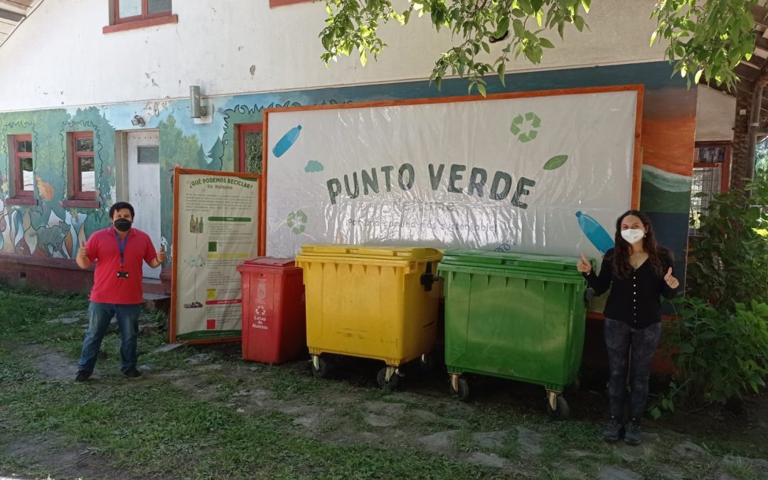 Municipalidad de Panguipulli avanza con la instalación y mantención de Puntos Verdes en Neltume, Puerto Pirehueico y Pucura