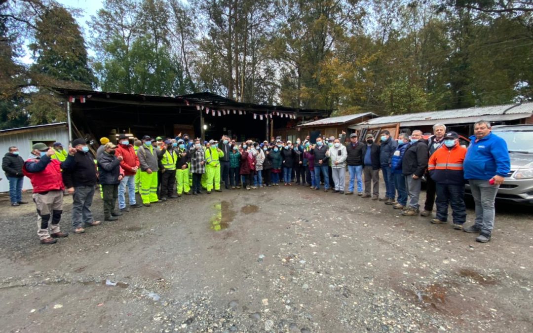 Municipalidad de Panguipulli adelanta aumento de remuneraciones de sueldo mínimo a personal de provisión de mano de obra