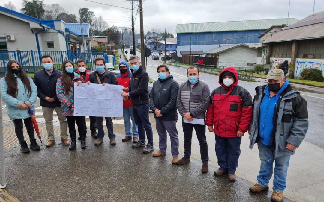 Municipalidad oficializa inicio de trabajos viales entre las calles J.B Etchegaray y Presidente Alessandri en la ciudad de Panguipulli