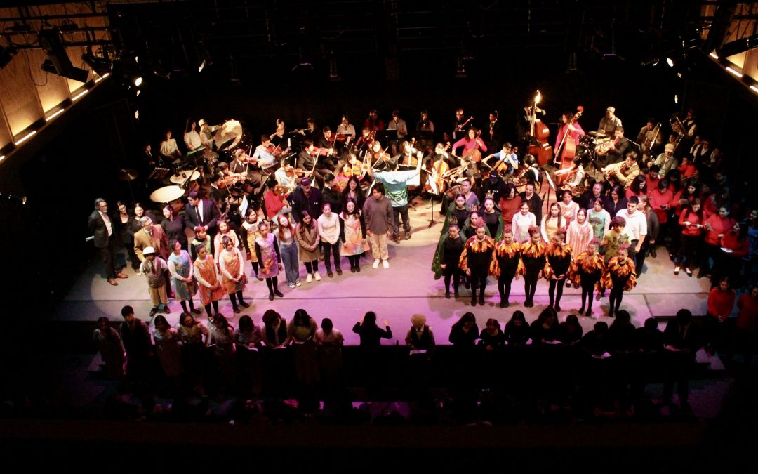 Con 130 jóvenes en escena se inaugura el Teatro Educativo de las Artes de Panguipulli