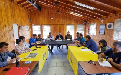 Municipalidad de Panguipulli lideró Cogrid para fortalecer y coordinar acciones ante eventual erupción del volcán Villarrica