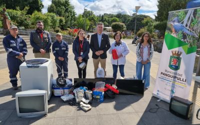 Municipalidad de Panguipulli lanzó campaña de recolección de residuos eléctricos y electrónicos