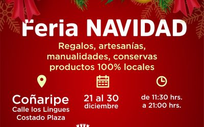 Municipalidad de Panguipulli reunirá a más de 20 artesanas y artesanos en Feria Navideña de Coñaripe