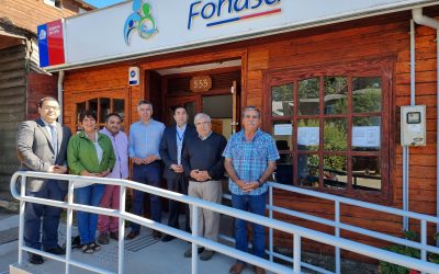 Fonasa reabrió su oficina en Panguipulli con mejoramientos tras gestión realizada por el alcalde Pedro Burgos Vásquez
