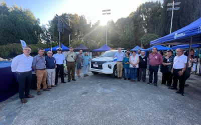 Municipalidad de Panguipulli presentó nueva camioneta para fortalecer seguridad ciudadana