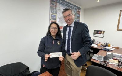 MUNICIPALIDAD DE PANGUIPULLI ENTREGÓ SUBVENCIÓN A CUERPO DE BOMBEROS DE CHOSHUENCO PARA ESTE AÑO 2023