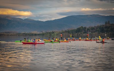 Más de 100 personas dieron inicio a las actividades de invierno navegando por el lago Panguipulli