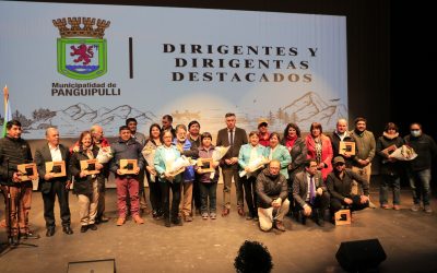 14 dirigentes y dirigentas sociales fueron reconocidos en su día por la Municipalidad de Panguipulli