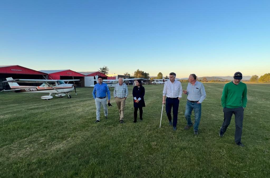 Municipalidad y Club Aéreo de Panguipulli destacan inversión de más $1.200 millones de pesos en proyecto de conservación