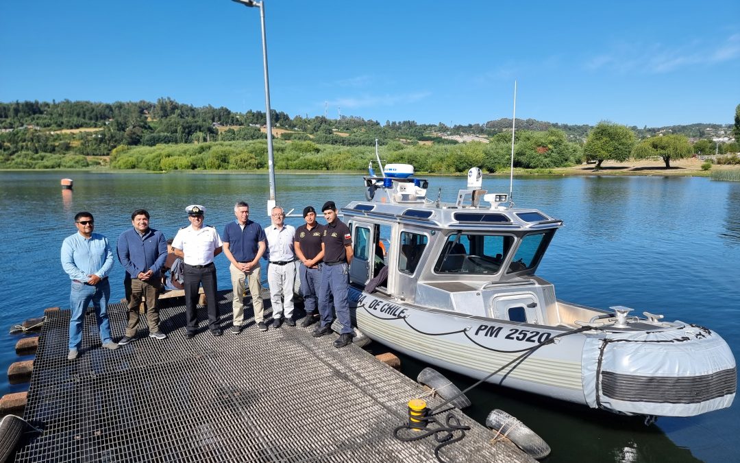 Municipalidad de Panguipulli y Armada fiscalizaron balnearios del lago Panguipulli