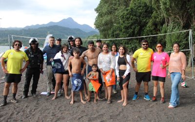 Panguipulli finalizó el verano 2024 con actividades deportivas en 5 playas de la comuna