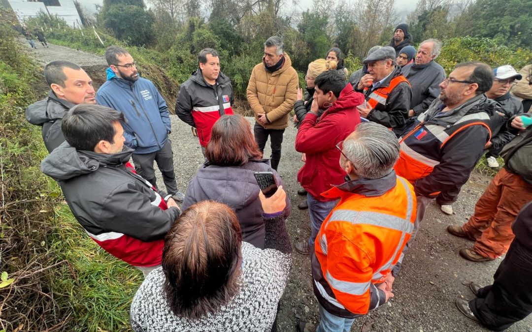 Municipio de Panguipulli ha atendido más de 30 emergencias en la comuna por frente de mal tiempo