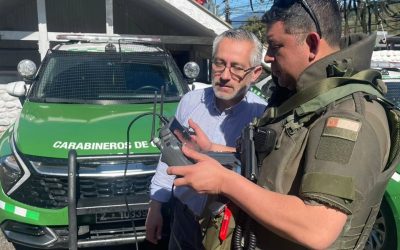 En Panguipulli realizan sobrevuelos con drones de la Subsecretaría de Prevención del Delito