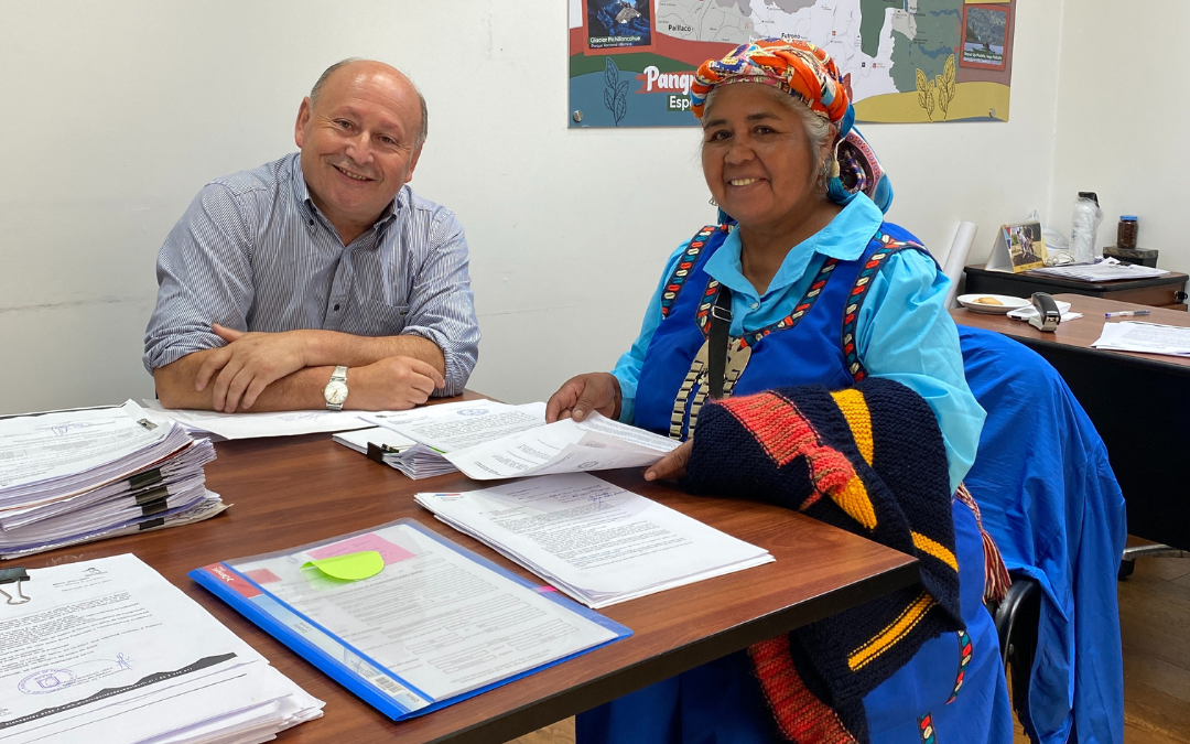 Visita de ilustre vecina a la Municipalidad de Panguipulli