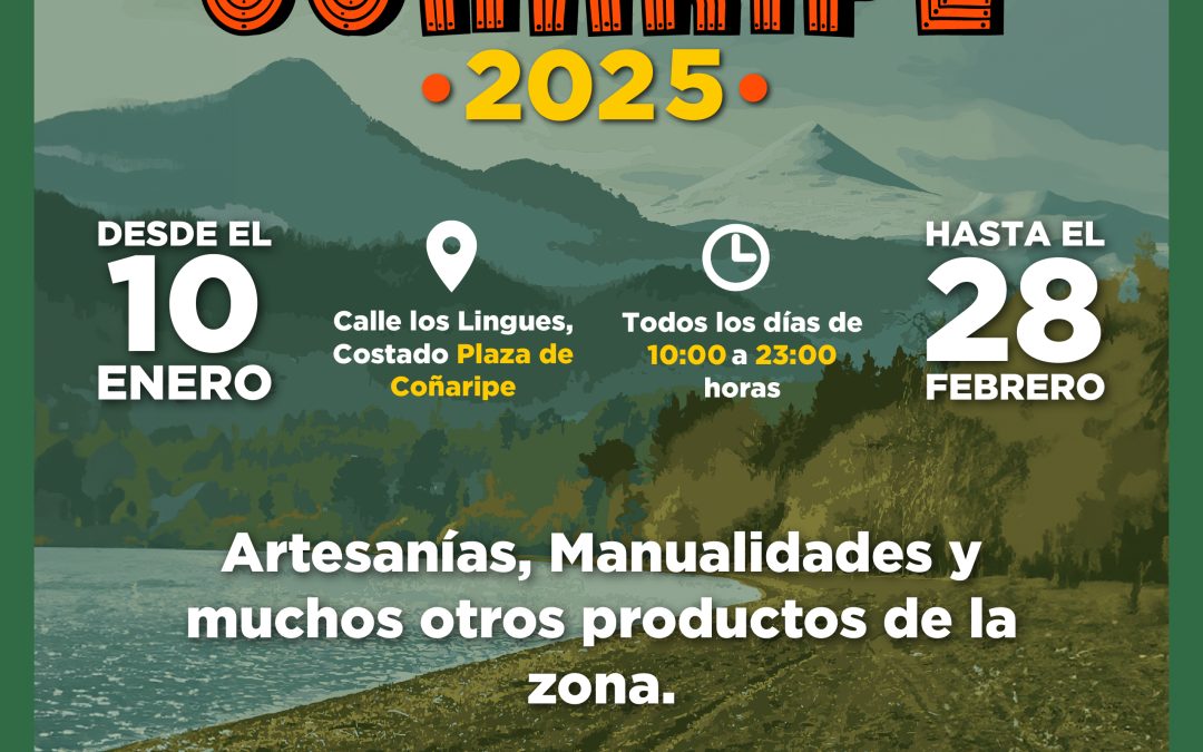 ¡Feria Artesanos de Coñaripe 2025!