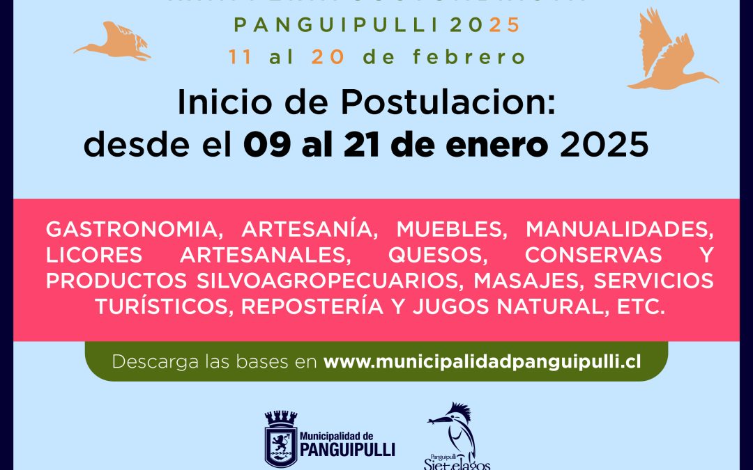 ¡Vuelve la Feria Hua Hum a la Costanera de Panguipulli!