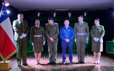Alcalde Valdivia participó en ceremonia de ascenso de Carabineros en Panguipulli