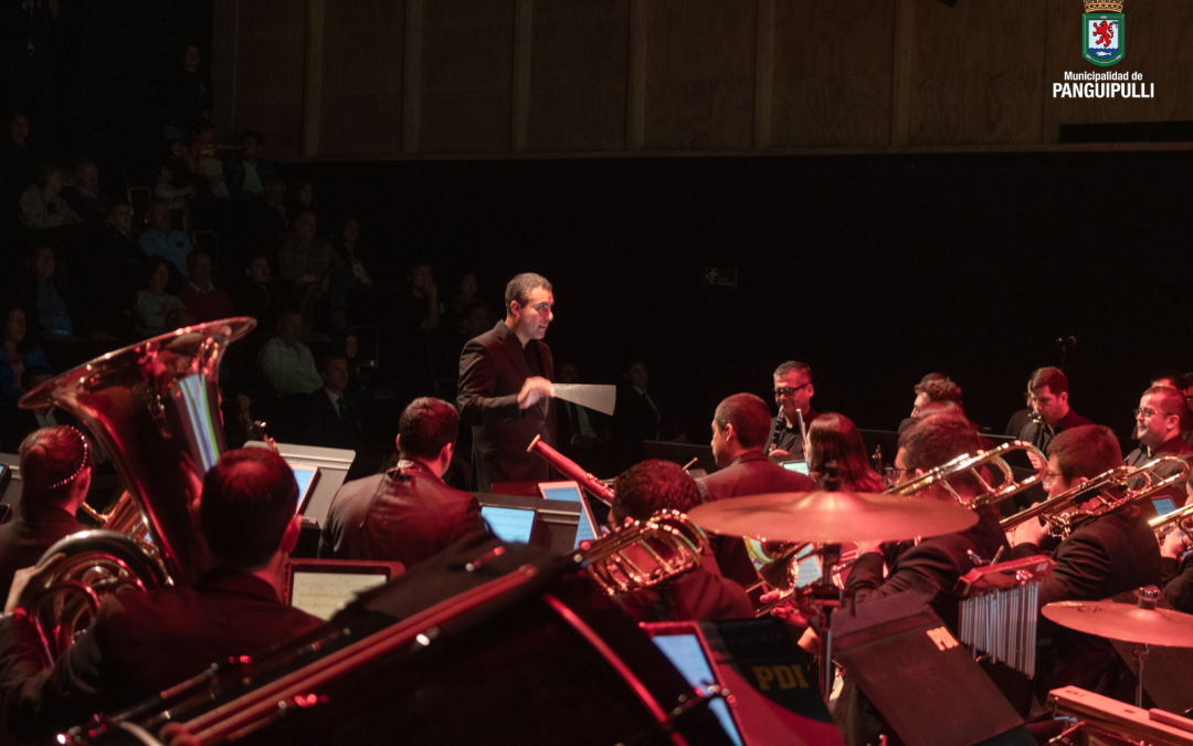 Banda Sinfónica de la PDI: una noche inolvidable en el Teatro Educativo de las Artes