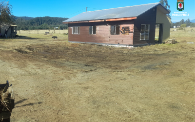 Municipio retiró escombros tras incendio en El Lliuco