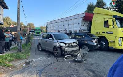 Municipio brinda apoyo a trabajadores afectados en accidente de tránsito