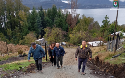 Municipalidad de Panguipulli entregó más de 1.100 metros de nuevos caminos en sectores rurales