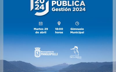 ¡Atención vecinas y vecinos de Panguipulli! 