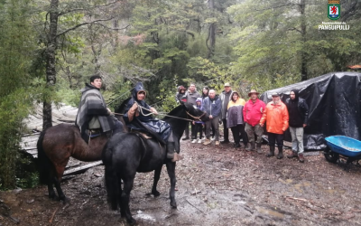 Municipalidad de Panguipulli se moviliza ante aislamiento de familias en Puerto Pirihueico
