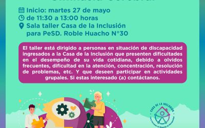 ¡Te invitamos a participar del «Taller de Estimulación Cognitiva 2025»!