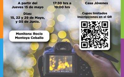 ¡Inscríbete al Taller de Fotografía de la Casa Jóvenes de Panguipulli!