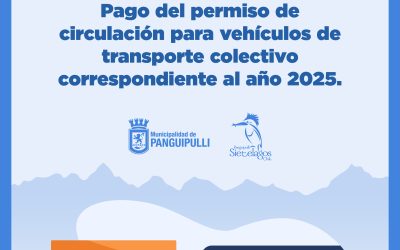 🚗 ¡Atención conductores de transporte colectivo!Ya comenzó el proceso de pago del Permiso de Circulación 2025