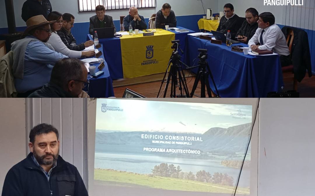 Histórico avance para Panguipulli: equipo SECPLAN presentó Programa Arquitectónico del Edificio Consistorial al Concejo Municipal para lograr el RS del diseño
