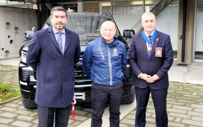 Alcalde Valdivia realizó reunión de coordinación con Prefecto de Investigaciones de Valdivia por la instalación del futuro cuartel en Panguipulli