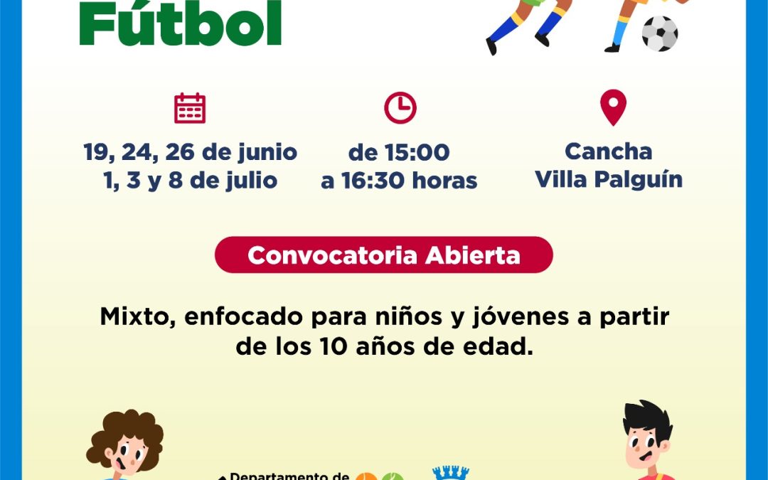 ¡Taller de recreación y fútbol!