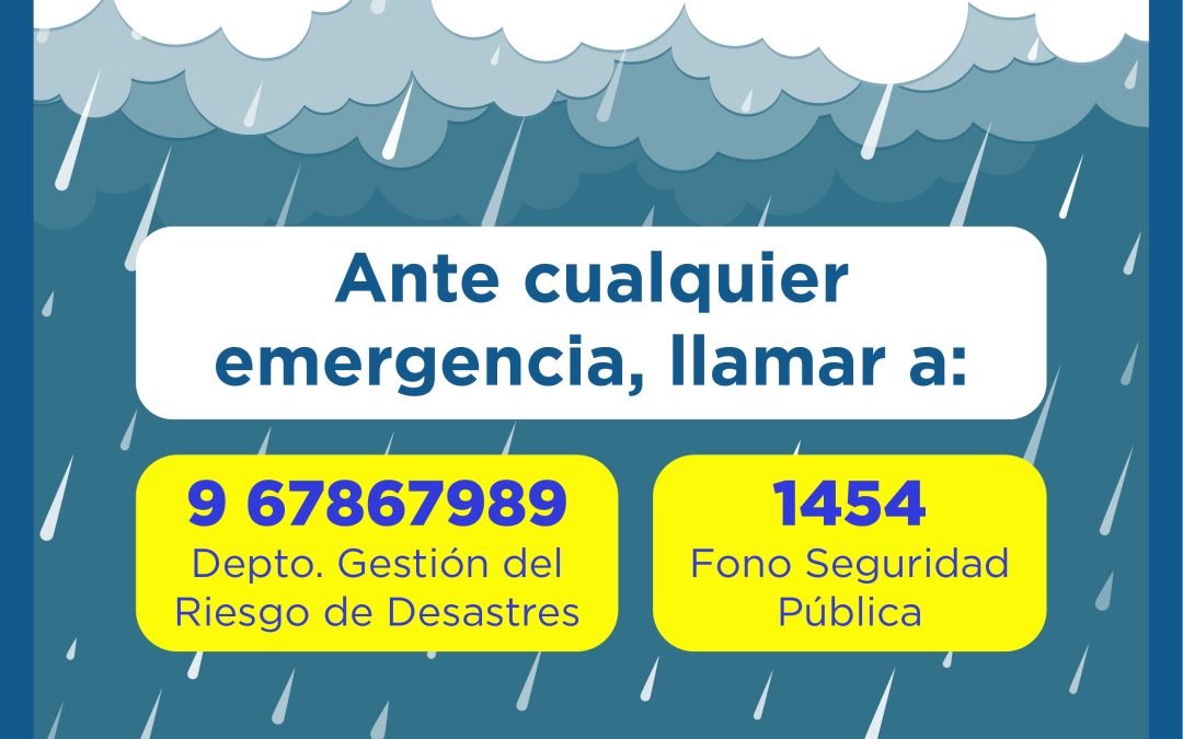 ¡Atención! Decretan alerta temprana por lluvias y vientos para este sábado 14 y domingo 15 de junio en Panguipulli