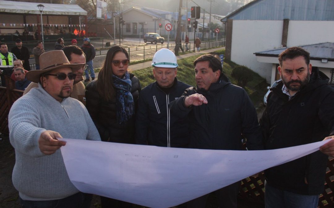 Comenzó la reconstrucción en el terreno del ex Edificio Consistorial de Panguipulli