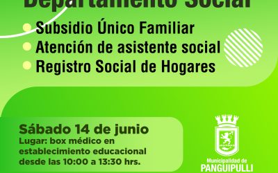 ¡Atención Cerro Pitrén! El Departamento Social de la Municipalidad de Panguipulli llegará a tu sector