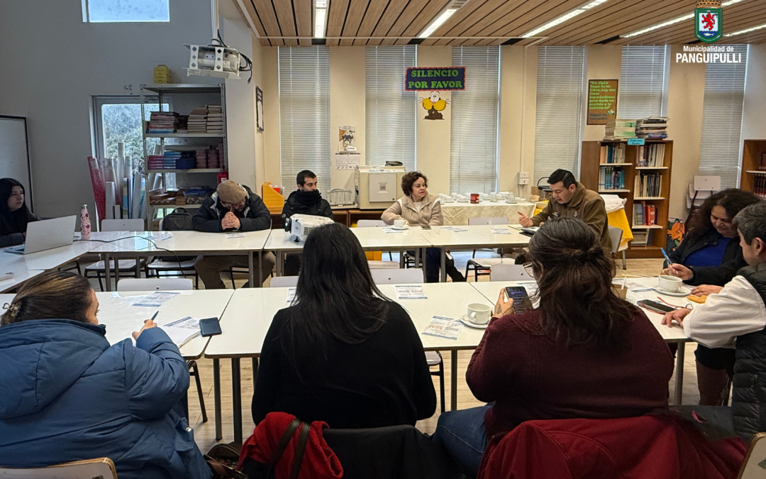 Encargados de convivencia escolar de Panguipulli se reunieron para fortalecer coordinación interinstitucional