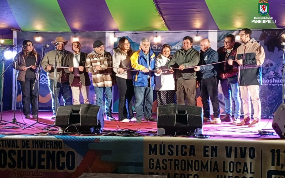 Alcalde Valdivia y autoridades inauguran Festival de Invierno en Choshuenco