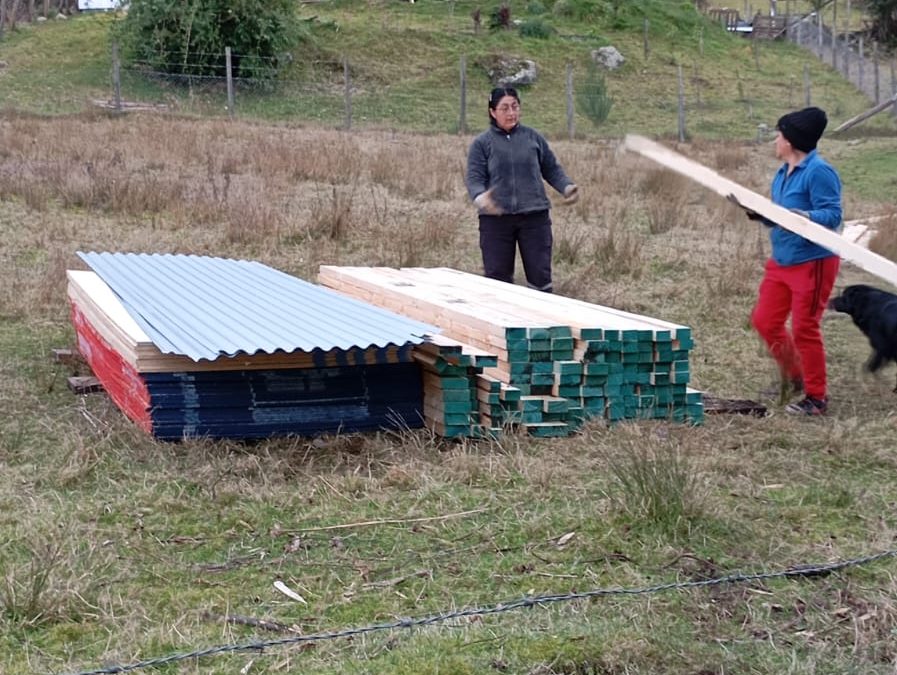 Municipalidad entrega vivienda de emergencia, ropa de cama y kit sanitario a familia afectada en Llongahue