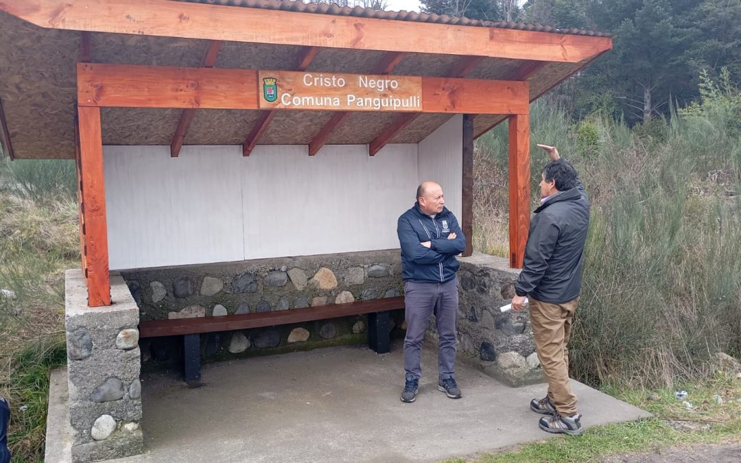 Municipalidad sigue reparando garitas siniestradas por temporal
