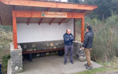 Municipalidad sigue reparando garitas siniestradas por temporal