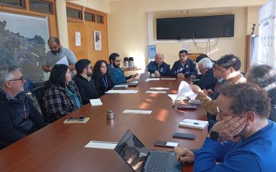 Alcalde Valdivia y Delegado Presidencial se reunieron con servicios públicos para destrabar traspaso de terrenos a comités de vivienda de Neltume