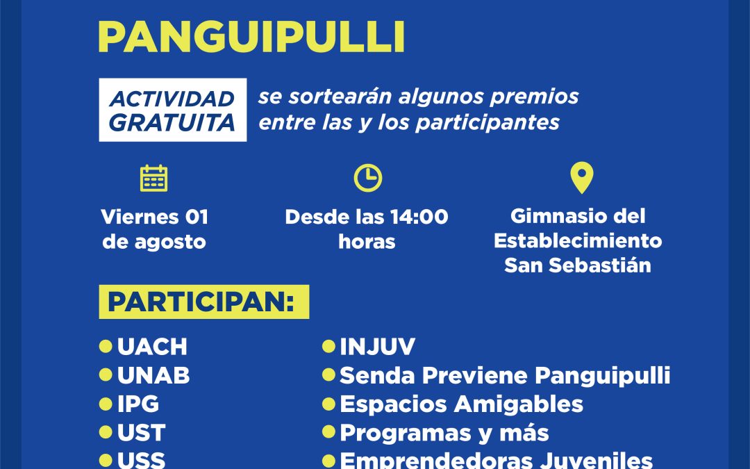 ¡Atención estudiantes de Panguipulli y alrededores!
